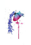 Dripping Butterfly - Watercolor Postcard | Reconnect Club Artwork