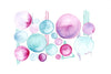 Vibrant Abstract - Watercolor Postcard | Reconnect Club Artwork