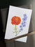 Marigold & Larkspur - Watercolor Postcard | Reconnect Club Artwork
