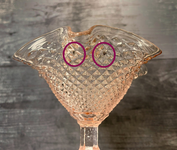 Ivima Glass Candy Dish / Compote from Portugal