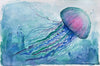 Jellyfish - Watercolor Postcard | Reconnect Club Artwork