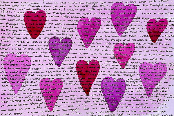 The Thought of Love - Watercolor and Ink Postcard | Reconnect Club Artwork