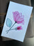 Transparent Tulips (Blue Background) - Watercolor Postcard | Reconnect Club Artwork