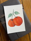 Fuzzy Peaches- Watercolor Postcard | Reconnect Club Artwork
