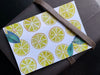 Lemon Grid - Watercolor Postcard | Reconnect Club Artwork