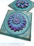 TURQUOISE WALL MEDALLIONS
